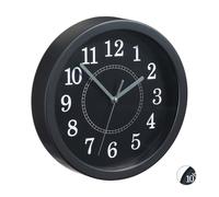 Set de tres relojes de pared, Reloj analógico de pared, Reloj cocina negro