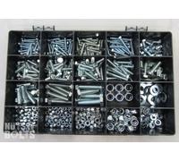 Set de tuercas y tornillos M4, M5, M6, M8, M10 – 356 piezas