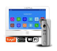 SET de videoportero VERIA 8277B-W (Wi-Fi), color blanco, + unidad de llamada VERIA 831, serie 2-WIRE