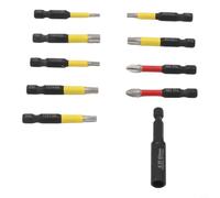 Set Destornilladores para acero Cromo Vanadio HRC62 50mm Set | para puntas magnéticas fuertes, incluye para torx y para phillips, longitud 50mm, para ideal uso rudo