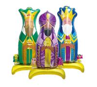 Set Globos Reyes Magos (Sin Helio),Medidas: 40 x 50cm,pack juego de 3 piezas.decoracion reyes magos,DECORACION DE NAVIDAD,maxi,FESPU
