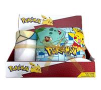 Set Manta Polar 100x140cm Más Cojín 35x35cm Pokemons Pikachu