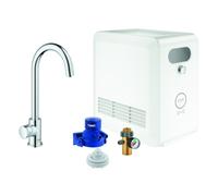 GROHE Grifo de fregadero Mono Blue Professional con enfriador de agua y filtro, cromo 31302002