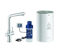 Grohe Red grifo de cocina con calentador de agua de pie StarLight Chrome 30327001