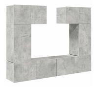 vidaXL Set de muebles de salón TV 6 piezas madera de ingeniería 30.5x30x60 cm, Mueble de Salon, Mueble TV, Mueble TV salon, Mesa de TV, Mueble tele