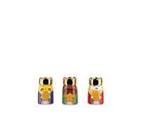 (Set of 3, Re Magi) - A di Alessi AMGI10SET1 Set Consisting of Three Figures Porcelain Hand-Decorated