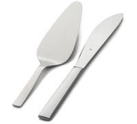 Set para Servir Postres de WMF Colección Nuova - Incluye Cuchillo XL 28 cm y Pala Amplia 23 cm, Acero Inoxidable Pulido, Ideal para Pasteles y Pudines
