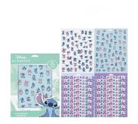 Set Pegatinas Disney Stitch | Set Creativo Stitch Con Más De 1000 Pegatinas, Cuaderno, 4 Rotuladores y Diseños De Stitch Angel Para Crear y Decorar.