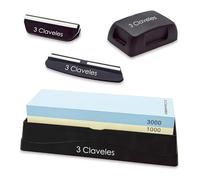 SET PIEDRA AFILADO 1000/3000 CON BASE, DOS GUIAS Y RECTIFICADOR 3C