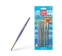 Set pinceles sintéticos para dibujar y decorar, 6 uds. artberry 36125