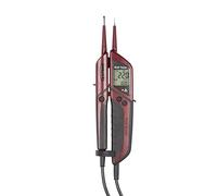 Set promocional Testboy Profi III LCD con juego de puntas DeWalt, comprobador de tensión bipolar (comprobación sin contacto con los dedos, CAT IV 1000 V, incl. juego de puntas DeWalt), rojo/negro