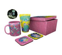 Set Regalo Rick & Morty Taza 285 mls + Vaso Cristal 500 mls + 2 Posavasos