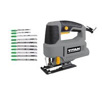 Set sierra calar pendular 600w titan y pack 10 hojas erbauer