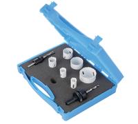 Silverline Tools 273220 - Juego de coronas bimetal para electricistas, 9 pzas 18 - 51 mm