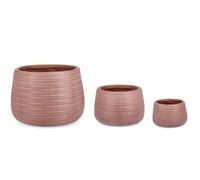 Set3 P.Jarrón Tressage A Terracota
