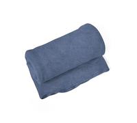 SETEX Manta de 85% algodón/15% poliéster, Ligera Manta Reversible para decoración de Habitaciones, Dormitorio y más, Colcha de 200 x 150 cm, Color Rojo Oscuro y Azul Jaspeado