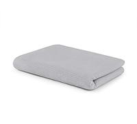 SETEX Manta de Piqué de Gofre 100% Algodón - Versátil Como Colcha, Manta de Verano y Exteriores - 150 x 200 cm, Gris Claro