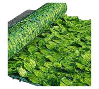Seto Artificial Ocultacion Jardin Paneles De Valla Hojas Verdes Seto Hiedra Artificial Plástico, Pantalla Privacidad Falsa 0,5 X 1 M(A3 50x100CM)