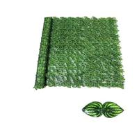 Seto Artificial Ocultacion Jardin Valla Enrollable Artificial De Hojas Verdes For Balcón, Privacidad Hiedra, Jardín, Patio, Decoración Del Hogar, Plantas Ratán, Pared(Burgundy)