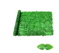Seto Artificial Ocultacion Jardin Valla Enrollable Artificial De Hojas Verdes For Balcón, Privacidad Hiedra, Jardín, Patio, Decoración Del Hogar, Plantas Ratán, Pared(Yellow)