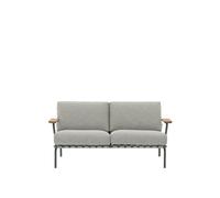 Muuto Sofá Settle de 2 plazas Ribbed Weave 2 Dark green