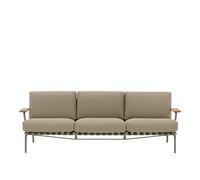 Muuto Sofá Settle de 2 plazas Ribbed Weave 5 Taupe