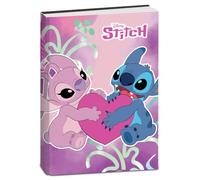 Seven Agenda escolar estándar Lilo y Stich, 10 meses, 352 páginas, formato 14,5 x 20,6 cm, lila, niños y adolescentes
