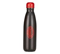 Seven Milan Botella Térmica, Negro, Mantenimiento Temperatura hasta 24h, Botella Escuela y Tiempo Libre, Niño, Fútbol, Negro, Moderno