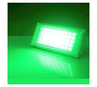 SEVEQIS Reflector LED, 5 0W LED RGB Lámpara de luz inundación al Aire Libre IP65 Reflectador Impermeable Spotlight Red Green Blue Garden Iluminación(Groen)