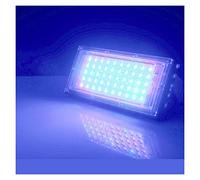 SEVEQIS Reflector LED, 5 0W LED RGB Lámpara de luz inundación al Aire Libre IP65 Reflectador Impermeable Spotlight Red Green Blue Garden Iluminación(Blauw)