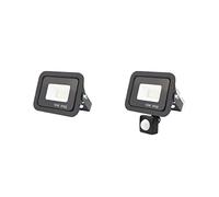 SEVEQIS Reflector LED, LED PIR Luz de inundación del Sensor Movimiento 20 0W 150W 100W 50W 30W 20W 10W Iluminación al Aire Libre Flojo IP66 Lámpara Impermeable(White,10W_PIR Motion Sensor)