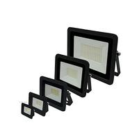 SEVEQIS Reflector LED, Ultra Delgado 1 0W 20W 30W 50W 100W LED Flight Flowlight de luz inundación IP68 Lámpara jardín al Aire Libre Impermeable(Warm White_20W)