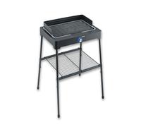 SEVERIN Barbacoa eléctrica de pie PG 8568 – 2200W, parrilla aluminio 44,5x26 cm, negra