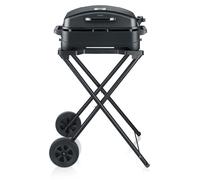 Severin PG 8598, 2300 W, Parrilla, Eléctrica, Negra, Rectangular, Plástico, Metal