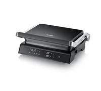 Severin Grill de contacto SEVINI 5 en 1 – 1800W, placas antiadherentes, temp. hasta 230º