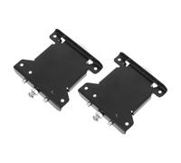 SEWACC 2 Piezas Rueda para Puertas Correderas de Armario Polea Convexa Negra de Metal, Soporte Resistente y Deslizamiento Suave para Closet y Vestidor