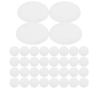 SEWACC 50 Tapones Blancos de Plástico para Agujeros de Muebles, Cubiertas Redondas de Pp para Escritorios y Armarios, Funcionales y Estéticos para Decoración