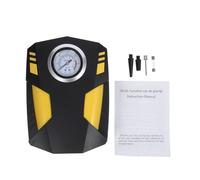 SEWACC Compresor de Aire Portátil 12v 120w para Coche y Bicicleta | Manómetro Analógico, Lectura Fácil Puntero Giratorio, Uso Nocturno y Emergencia en Carretera