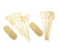 SEWACC Números de Mesa de Madera del 1 al 20 con Base Estable y Diseño Elegante para Bodas, Fiestas de Cumpleaños y Decoraciones de Eventos Obsequios