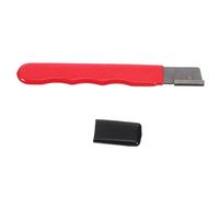 SEWACC Piedra Afiladora Multiusos para Tijeras de Podar y Jardín | Acero Aleado, Diseño Compacto y Ligero, Color Rojo, Uso Portátil en Camping