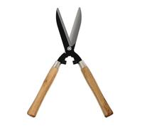 SEWACC Tijeras de Jardinería, Tijera de Podar, de Acero al Carbono y Mango de Madera, Afiladas y Ahorran Esfuerzo, para Césped, Cercas y Ramas