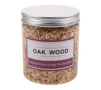 SEWOART Astillas de Madera para Ahumar, Virutas de Madera para Caja de Ahumado, de Roble, 0,28-0,3 LB, para Cócteles y Bebidas, Encendido Rápido, Humo Duradero, Cocina y Camping