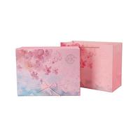 SEWOART Caja De Embalaje De Sakura Diseño Floral Para Cumpleaños Navidad Alta Gama Práctica
