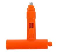 SEWOART Perforadora de Manguera Plana para Riego por Goteo, Herramienta Manual de Plástico, 1 Pieza, Punzón T para Agricultura y Jardinería, Compatible Tubos Pe, Uso Fácil y Versátil