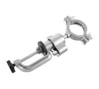 SEWOART Soporte para Taladro Eléctrico de Aluminio y Giratorio Ajustable | Apertura 44-58mm, Color Plata, para Madera y Plástico, Compatible Otras Máquinas y Amoladoras