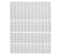 Sewroro 4 Hojas Etiquetas Adhesivas para Tallas de Zapatos, Pegatinas Numeradas Autoadhesivas de Papel Blanco, 4 Hojas, 36-39, para Lengüeta de Zapato, Fáciles de Usar