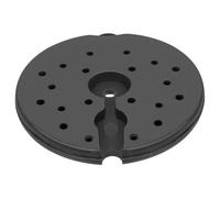 Sewroro Bases para Lámparas Contrapeso, Base de Plástico Negro y Peso Reforzado, Adecuado para Mesa o Suelo, Soporte Estable para Lámpara DIY