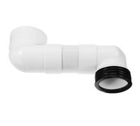 Sewroro Cambiador de Desagüe para Inodoro, Suministros para Inodoros, PVC, 1 Juego, Blanco, Resistente al Desgaste, aplicación versátil, para baño residencial y Comercial