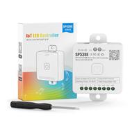 SEZO SP530E Controlador LED WiFi y Bluetooth DC5V~24V 12 en 1, compatible con Alexa Google Home Smart Voice APP 5CH PWM RGB o SPI LED Strip WS2812B Control Music Model