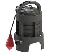 SFA SFPUMP Bomba sumergible Sanipump con mecanismo de corte de acero inoxidable para eliminación de aguas residuales de fogones y tanques subterráneos, altura de extracción 14 m, 1500 W, 240 V, gris